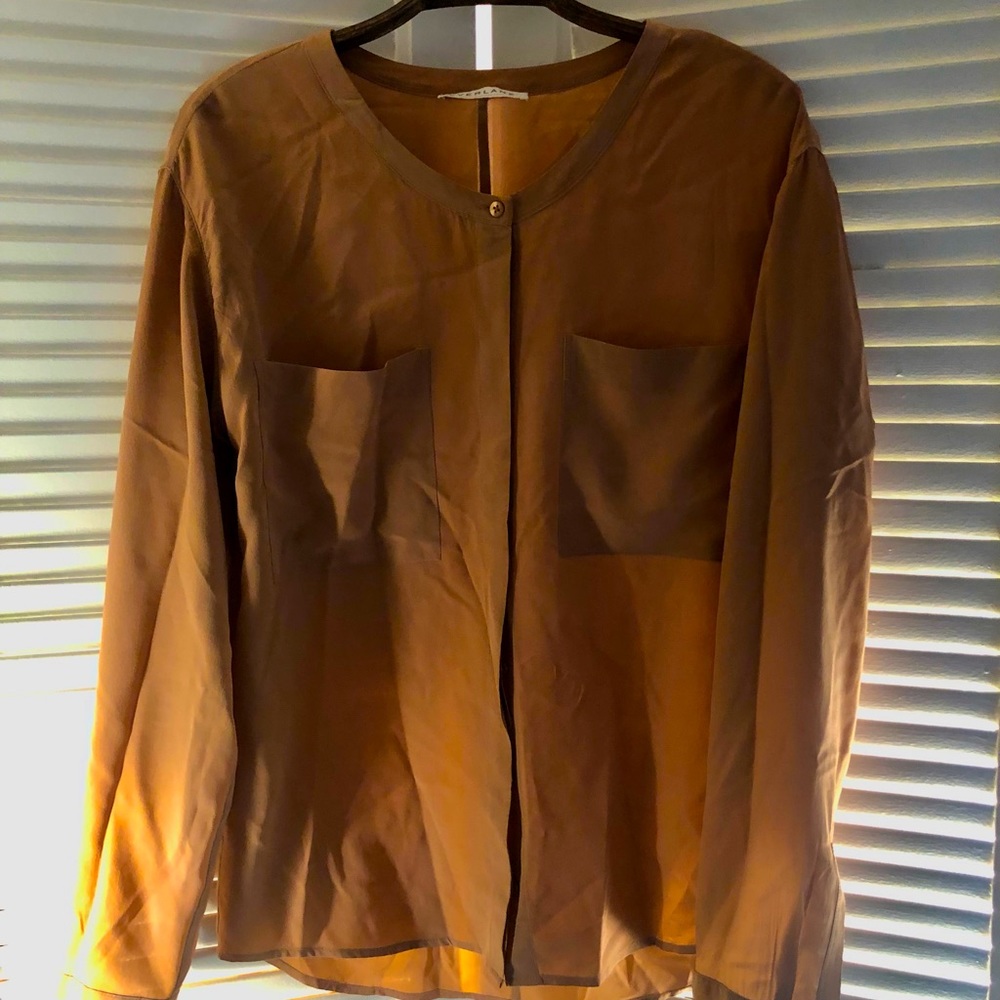 Easy silk button-up by Everlane